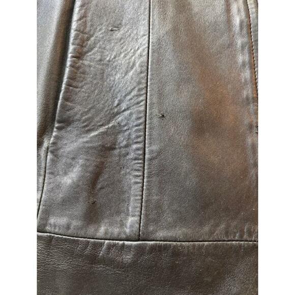 Pelle Studio Wilsons Leather Mens Bomber Jacket XL Full Zip Vintage Moto - Picture 10 of 10